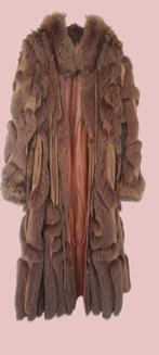 Grunstein G Product. Reversible Leather Fur coat., Bruin, Zo goed als nieuw, Grunstein G Product, Ophalen