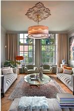 Te koop grote salontafel Onyx marmer:  stijlvol en tijdloos, Ophalen, Overige materialen, 50 tot 100 cm, Zo goed als nieuw