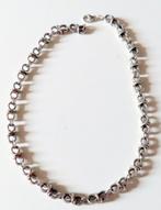 Koopje! Zilveren massieve dubbele achtjes ketting,CASA, incl, Verzenden, Zo goed als nieuw, Zilver, Zilver