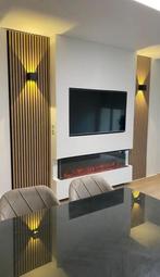 Mooie inbouw sfeerhaard 3D met warmte 152 cm lang, Ophalen of Verzenden, Nieuw, Inbouwhaard, Elektrische haard