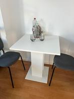 Witte Eettafel - 67x67 cm, Ophalen, Kunststof, Gebruikt, Vierkant