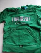 Lief! Lief Groen Truitje Trui Shirt Shirtje Sweater maat 74, Kinderen en Baby's, Babykleding | Maat 74, Ophalen of Verzenden, Zo goed als nieuw