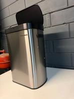 Songmics RVS Sensor Prullenbak Automatische afvalbak NIEUW, Outletschuurtje, Outletschuurtje, 40 liter of meer, Ophalen of Verzenden