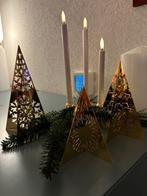 GEORG JENSEN 3 gold-plated Ice flower trees, Verzenden, Zo goed als nieuw