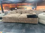 Mega Loungebank in Ribstof – Ultiem Comfort & Knus Design, Ophalen of Verzenden, Zo goed als nieuw, Rechthoekig, 125 cm of meer