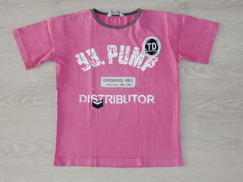Tom Du jongens t-shirt tshirt roze, TomDu maat 128-134, Kinderen en Baby's, Kinderkleding | Maat 128, Gebruikt, Jongen, Shirt of Longsleeve