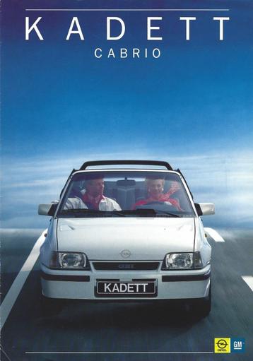 Folder Opel Kadett Cabrio 1987 beschikbaar voor biedingen