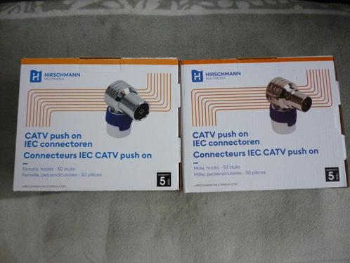 coax stekker voor coaxkabel hirschmann NIEUW per st. antene, Audio, Tv en Foto, Audiokabels en Televisiekabels, Nieuw, Ophalen of Verzenden