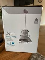 Industriële hanglamp - Grijs metaal, Huis en Inrichting, Ophalen, Gebruikt, Metaal, 50 tot 75 cm