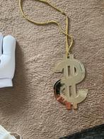 Dollar ketting, Verzenden, Zo goed als nieuw, Overige materialen, Overige voorstellingen