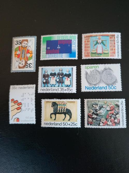 Oude Nederlandse Postzegels - Collectie van 8, Postzegels en Munten, Postzegels | Nederland, Postfris, Na 1940, Ophalen of Verzenden