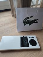 Lacoste Paspoorthoesje & Bagagelabel Set, Zwart, Minder dan 40 cm, Nieuw, Minder dan 35 cm