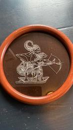 Zilveren filigrain wajangpoppen ingelijst, Ophalen of Verzenden, Zo goed als nieuw