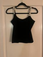 Zomer top met bloemenbandjes, Kleding | Dames, Verzenden, Zo goed als nieuw, Zonder mouw