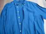Heren Massimo Dutti linnen shirt blauw XXL zgan, Blauw, Ophalen of Verzenden, Zo goed als nieuw, Massimo Dutti