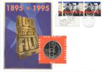 Nederland ECU brief nr 4 100 jaar film 1995, Postzegels en Munten, Ophalen of Verzenden, Brief