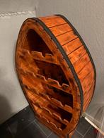 handgemaakte houten wijnrek, Huis en Inrichting, Barren, Ophalen of Verzenden, Zo goed als nieuw