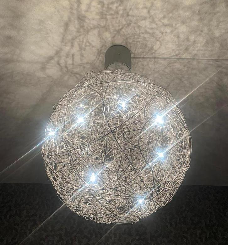 Catellani & Smith Fil De Fer hanglamp (Ø 60cm), Huis en Inrichting, Lampen | Hanglampen, Zo goed als nieuw, 50 tot 75 cm, Overige materialen