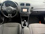 Volkswagen Polo 1.2 TSI 105pk Highline 2e EIG | NAVI | CLIMA, Voorwielaandrijving, Stof, Gebruikt, Zwart