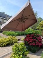 Parasol Shadow Line inclusief granieten parasolvoet en hoes, Ophalen, Kantelbaar, Zo goed als nieuw, Minder dan 1 meter