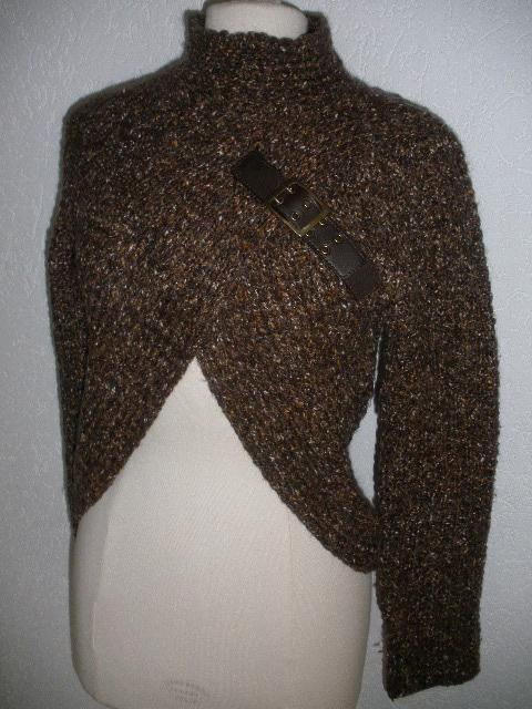 NOT THE SAME trui bruin mêlee maat M, Kleding | Dames, Truien en Vesten, Zo goed als nieuw, Maat 38/40 (M), Bruin, Ophalen of Verzenden