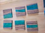 Handgemaakte Epoxy Onderzetters, Ophalen of Verzenden, Nieuw, Glas of Kopje