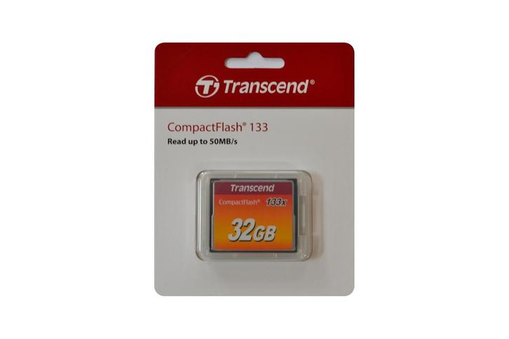 Transcend 32GB CompactFlash 133 geheugenkaart, Audio, Tv en Foto, Fotografie | Geheugenkaarten, Nieuw, Compact Flash (CF), 32 GB