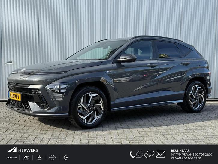 Hyundai Kona 1.6 GDI HEV N Line / Stoelverkoeling / Stuurver, Auto's, Hyundai, Bedrijf, Te koop, Kona, 360° camera, ABS, Achteruitrijcamera