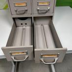 Industriele stalen 6 delige ladekast/kaartenbak 45,5x36x40cm, Huis en Inrichting, Kasten | Ladekasten, Gebruikt, 5 laden of meer