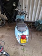 Sym Allo scooter - Geel kenteken - Lekke achterband, Fietsen en Brommers, Snorfietsen en Snorscooters, Ophalen, Gebruikt, Benzine