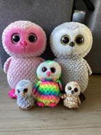 Ty Beanie Boo uilen XL, M en S, Ophalen of Verzenden, Zo goed als nieuw, Overige typen