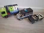 Auto's vrachtwagen motor Playmobil (3x) met poppetjes, Gebruikt, Ophalen of Verzenden, Los playmobil