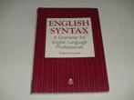 englisch syntax, Boeken, Ophalen of Verzenden, Gelezen