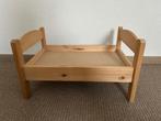 IKEA Poppenbed, hout,  52x36x30 cm zgan, Kinderen en Baby's, Speelgoed | Poppen, Ophalen of Verzenden, Zo goed als nieuw, Babypop
