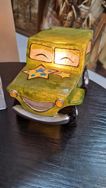 Kinderkamer lampje groene auto nieuw in doos beschikbaar voor biedingen
