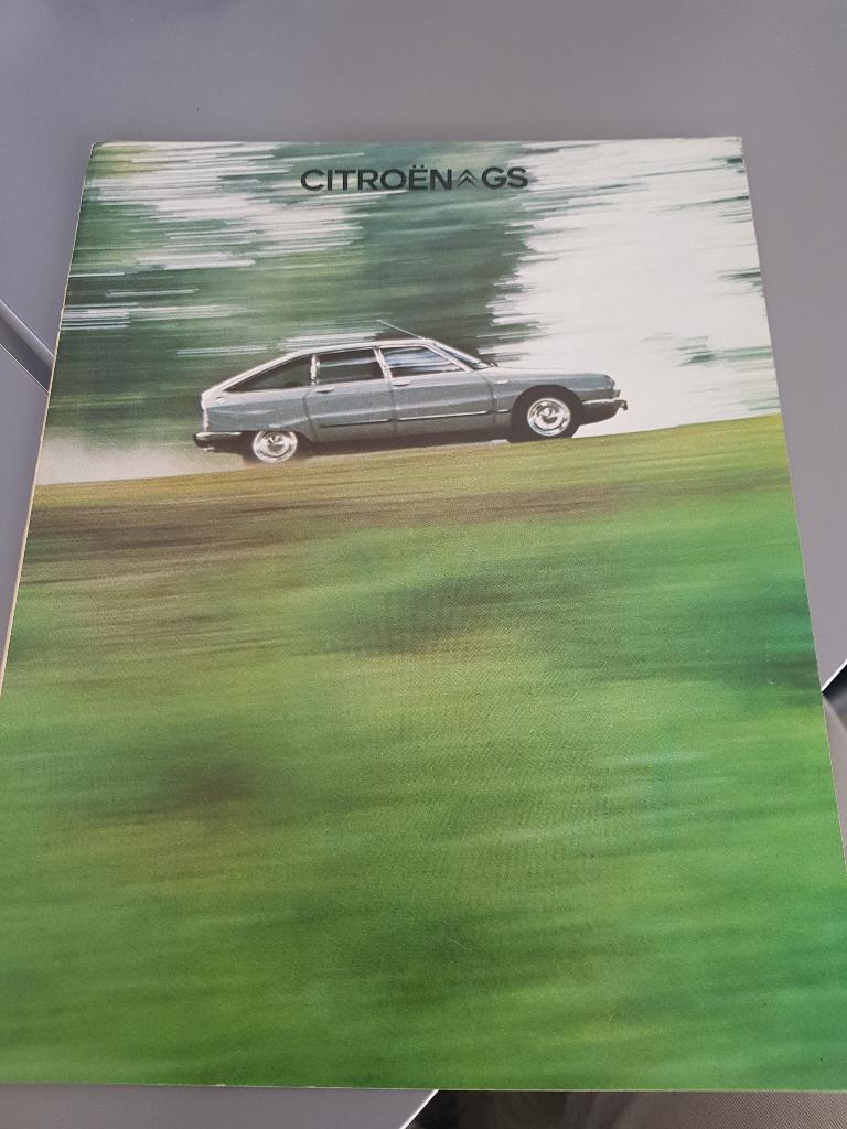 Folder - Citroën GS, Ophalen of Verzenden, Zo goed als nieuw, Citroën