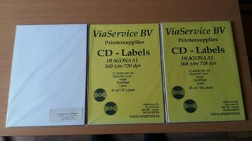 3 nieuwe pakken professionele cd- en dvd-labels beschikbaar voor biedingen