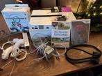 Nintendo Wii met 2 games en controllers, Spelcomputers en Games, Gebruikt, Eén computer, Ophalen of Verzenden, 3 spelers of meer