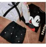 Disney set sweater maat 152 en jeans rok, Ophalen of Verzenden, Zo goed als nieuw, Meisje