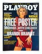 Playboy Australië, februari 1992  – Brandi Brandt poster, Verzamelen, Tijdschriften, Kranten en Knipsels, Ophalen of Verzenden