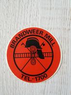 sticker BRANDWEER MILL TEL - 1700, Verzamelen, Ophalen of Verzenden, Zo goed als nieuw, Bedrijf of Vereniging