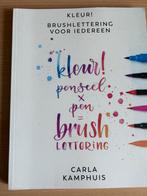 Handlettering- brushlettering, Boeken, Ophalen of Verzenden, Zo goed als nieuw, Overige onderwerpen