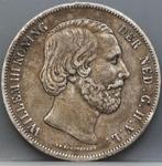 Zilveren rijksdaalder 1850 - 2 1/2 gulden 1850, Koning Willem III, Verzenden, Zilver, Losse munt