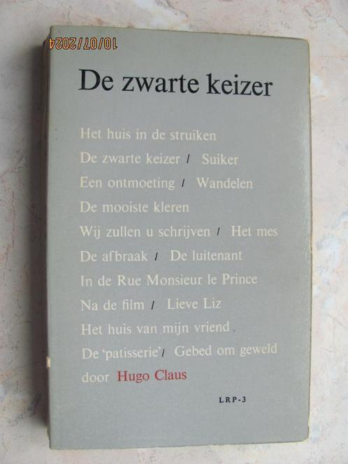 BOEK Hugo CLAUS De Zwarte Keizer verhalen 7e druk 1962 IZGS, Boeken, Literatuur, Gelezen, België, Ophalen of Verzenden