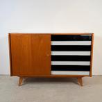 Sideboard U458 by Jiří Jiroutek, zwart met witte lades, Ophalen of Verzenden, Zo goed als nieuw, 25 tot 50 cm, Met deur(en)