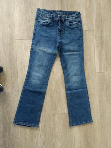 MS mode flared jeans spijkerbroek zgan maat 42 blauw beschikbaar voor biedingen