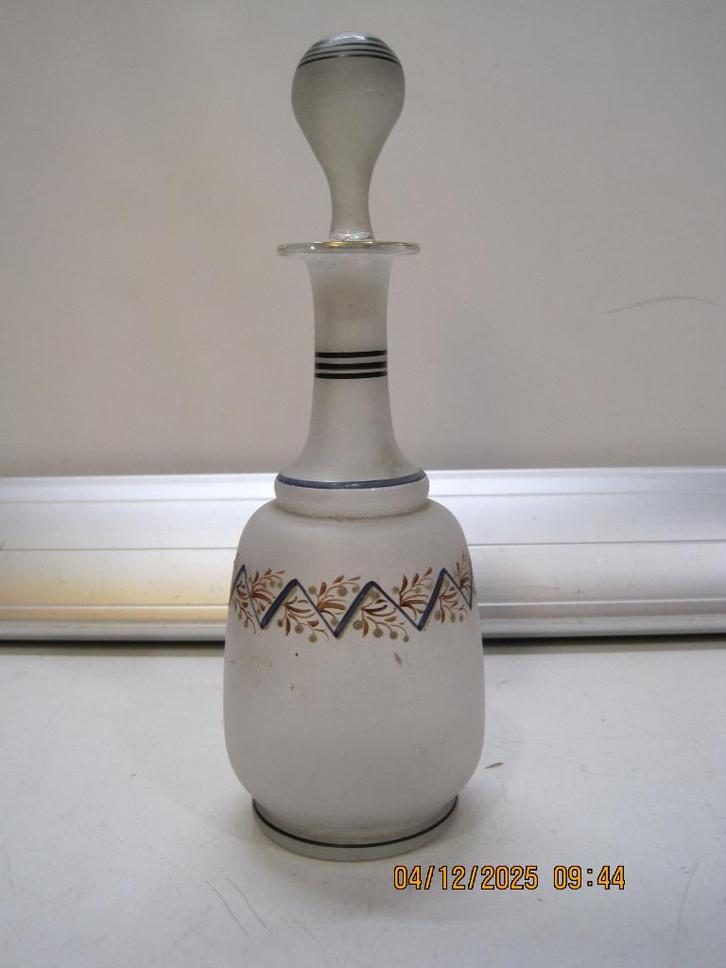 glazen vaasje 22 cm hoog (365), Antiek en Kunst, Antiek | Glas en Kristal, Ophalen of Verzenden