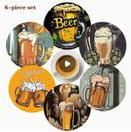 Onderzetters met Bier afbeeldingen, Ophalen of Verzenden, Nieuw, Glas of Kopje