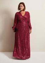 Glitterjurk miss ORD dress red 4xl, Galajurk, Miss ORD, Maat 46/48 (XL) of groter, Nieuw