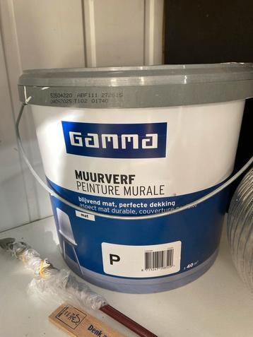 Gamma Muurverf Blauw/Lila 5L - Nieuw! beschikbaar voor biedingen